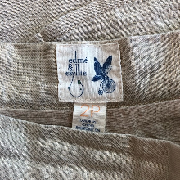 Anthro | Edme & Esyllte Gold Tulip Tiered Skirt - Picture 5 of 6